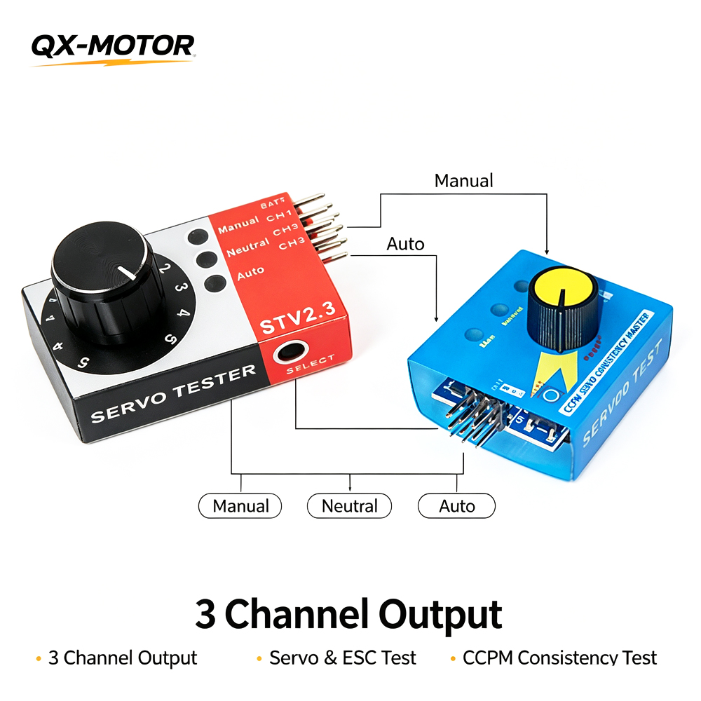 RC Servo Tester 3 Channel CCPM - đánh giá và giá Rc Helicopter Remote Control